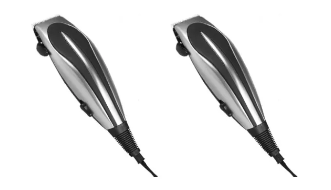 10 Piece Hair Clipper Set with 4 Blade Guards - Ships Next Day!
