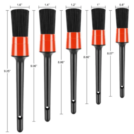 17 Pcs Car Cleaning Brush Detailing Brush Set Dirt Dust Clean Brushes for Car Interior Exterior Leather Air Vents Clean