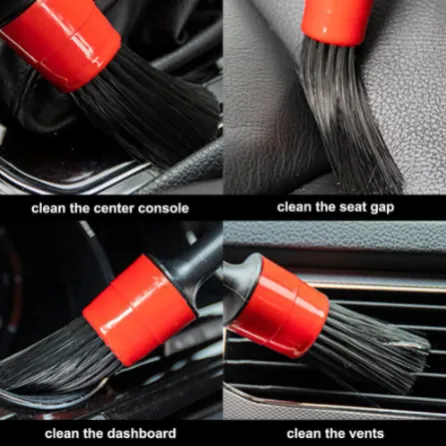17 Pcs Car Cleaning Brush Detailing Brush Set Dirt Dust Clean Brushes for Car Interior Exterior Leather Air Vents Clean