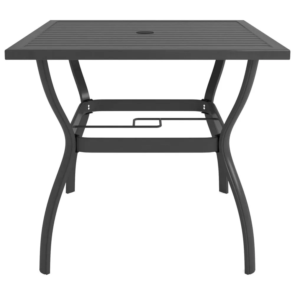 3 Piece Garden Dining Set Textilene and Steel
