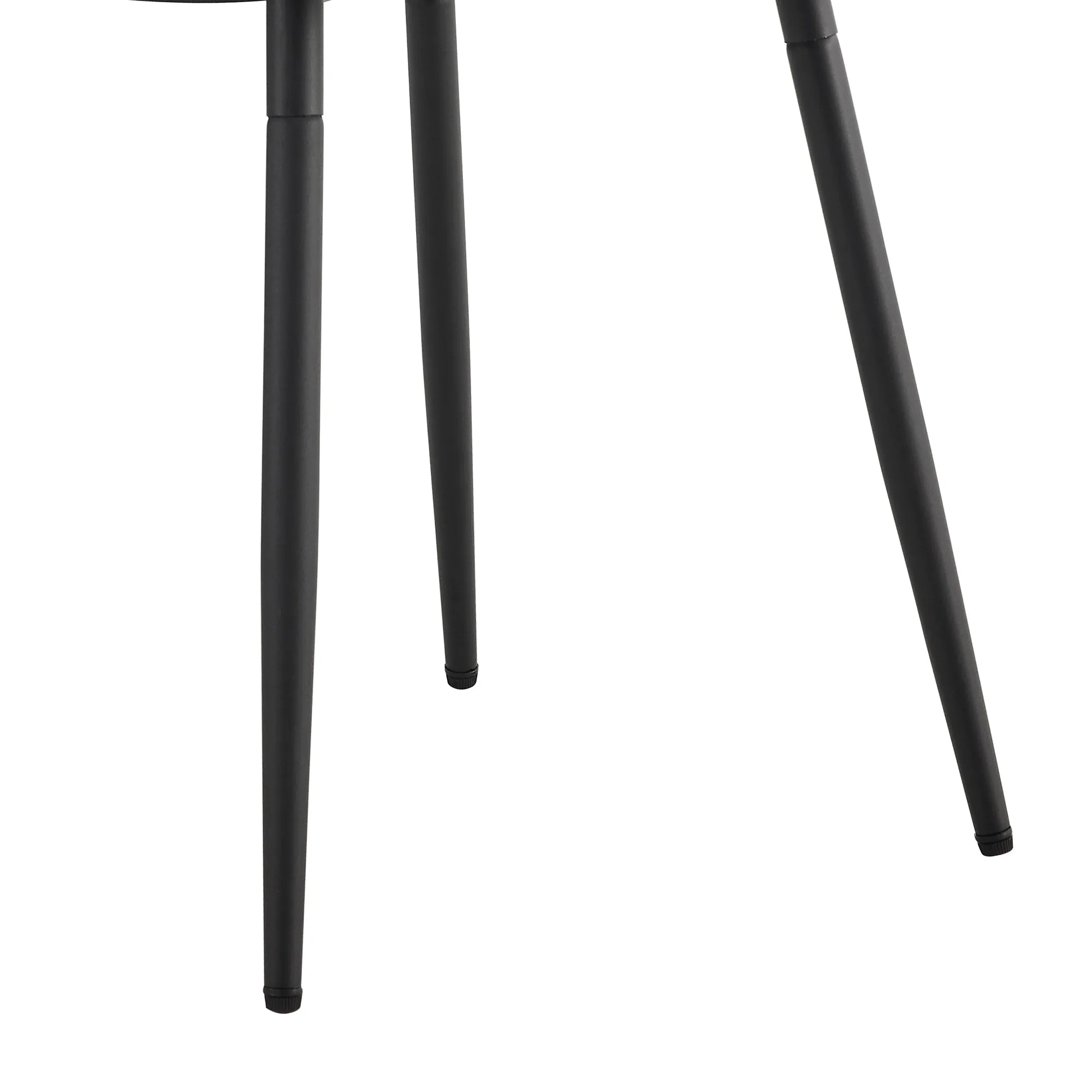 5-Piece Dining Set: 63" Rectangular Glass Table with Wood Color MDF Base, 4 Brown Fabric Chairs