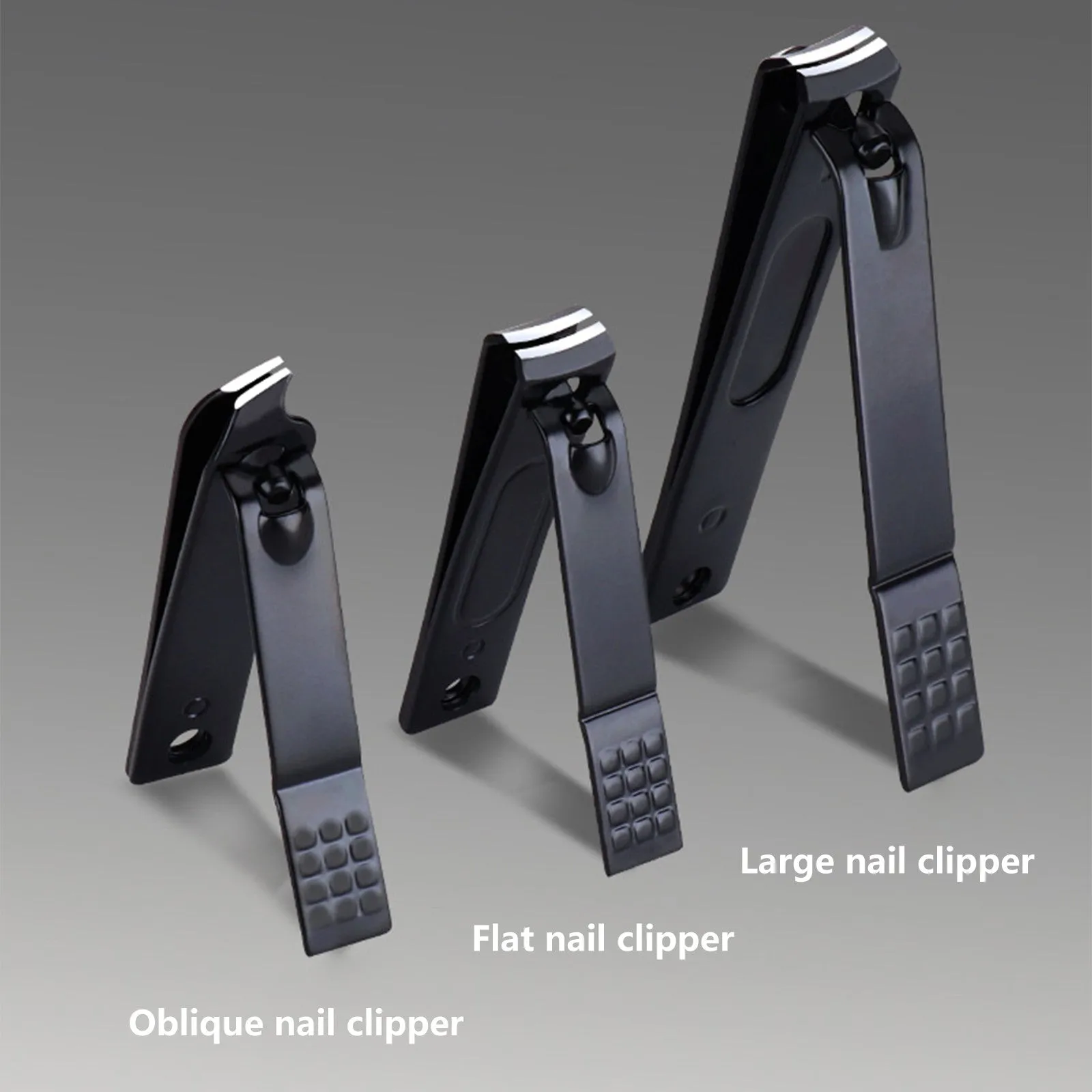 A Living Stainless Steel Black 11Pcs Nail Clipper Set Manicure Tool Nail Clipperg