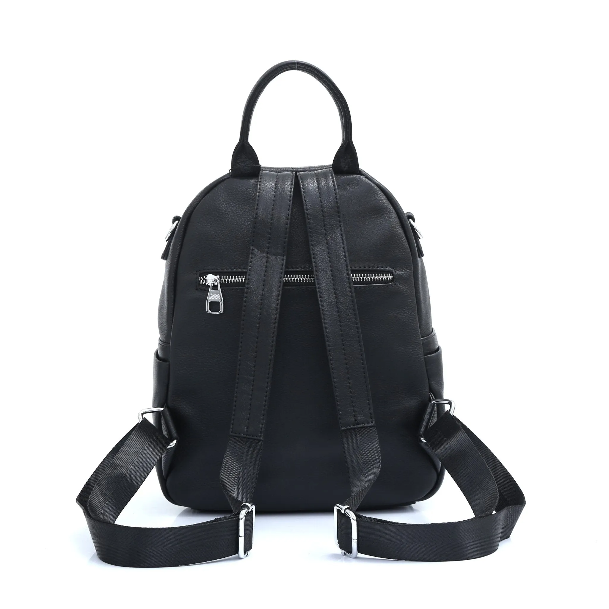 AlliLux Rivet Alligator Leather Travel Rucksack
