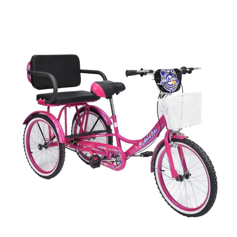 Amla Three wheel bike with Two Seats - 16 Inch - TB608-16