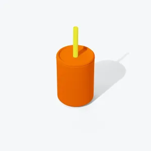 Avanchy La Petite Mini Silicone Baby Cup 5oz - Orange