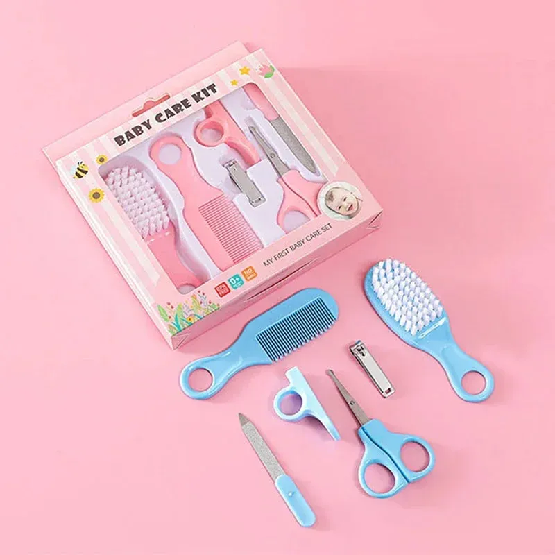 Baby Care Set Safe Nail Clippers Soft Comb Brush Care Combination Hair