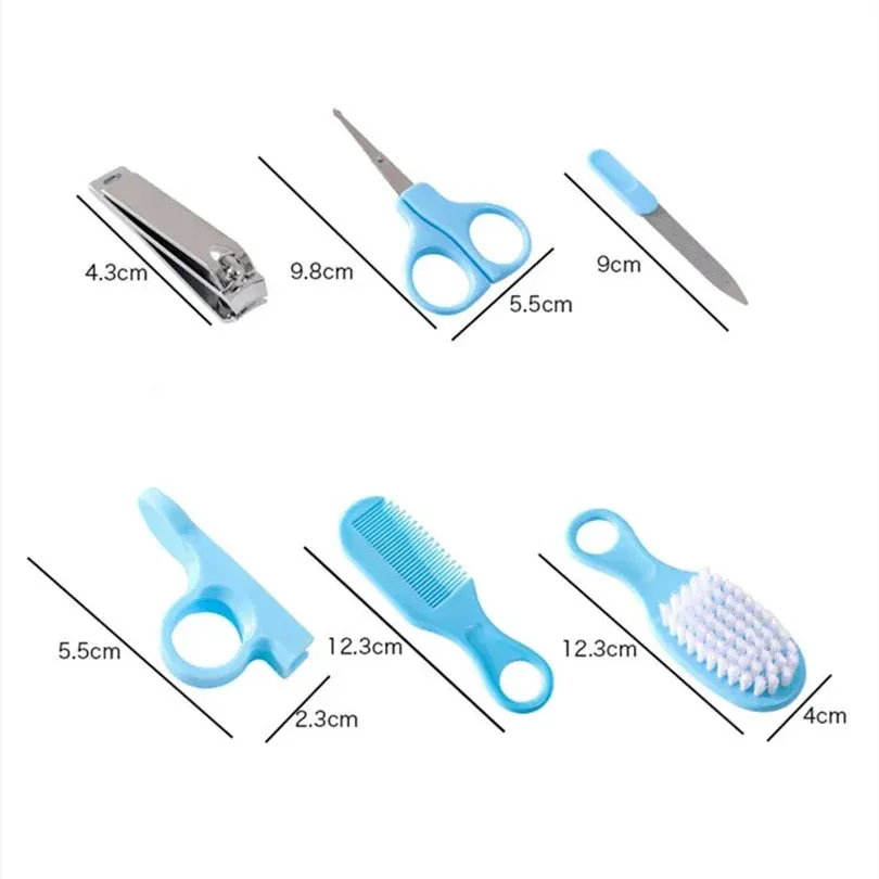 Baby Care Set Safe Nail Clippers Soft Comb Brush Care Combination Hair