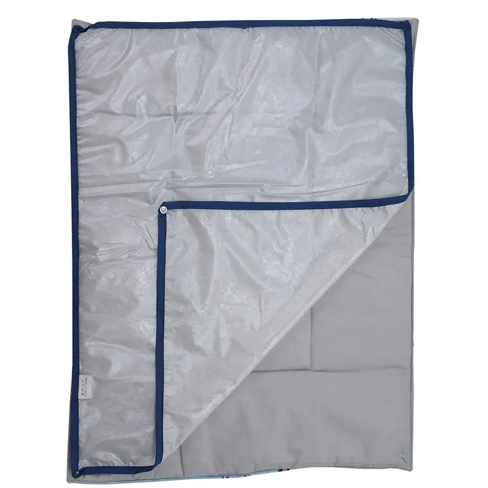 Baby Moo Animal Safari 3 Quilted Cotton And 1 Attachable Waterproof Diaper Changing Sheet Set - Yellow