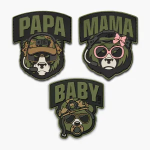 Bear Family Patch Bundle