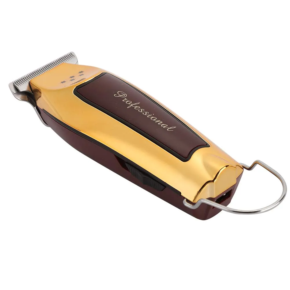 Beard Trimmer for Men, Professional Electric Hair Cutting Machine Hair Trimmer, Fine-Cut Hair Trimmer, Electric Cordless Hair Clippers with Beard Shaping Tools(Gold)