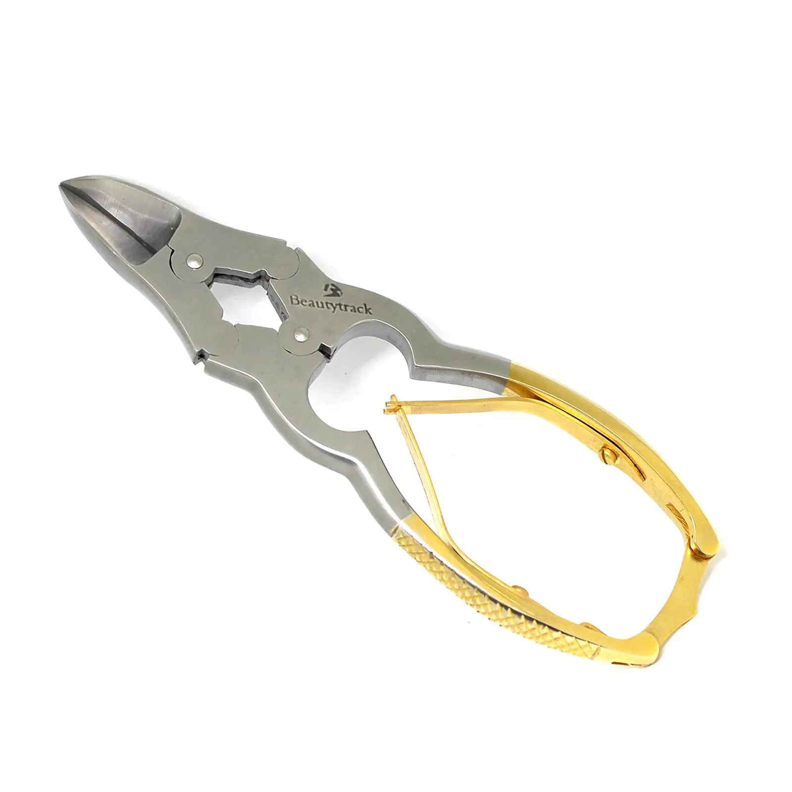 BeautyTrack Stainless Steel Nail Clippers Podiatry Clipper Instruments Thick Nail Cutter Podiatrist Toenail Cutter - Storage Case