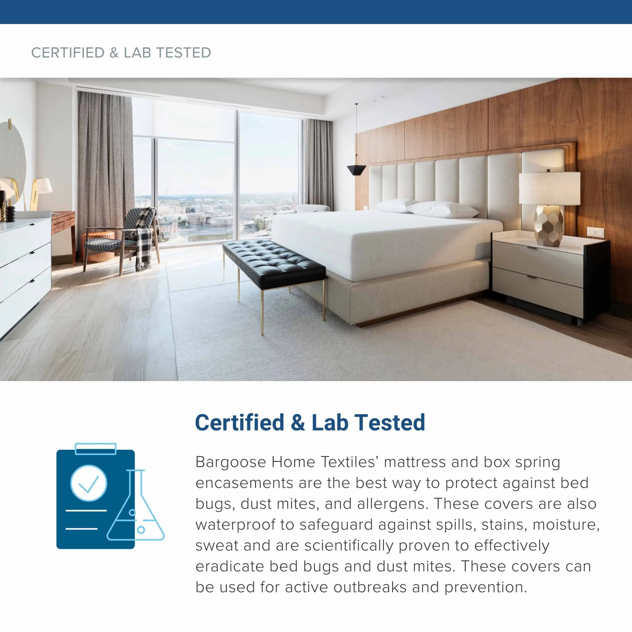 BedBug Solution® Basic Zippered Mattress Encasement