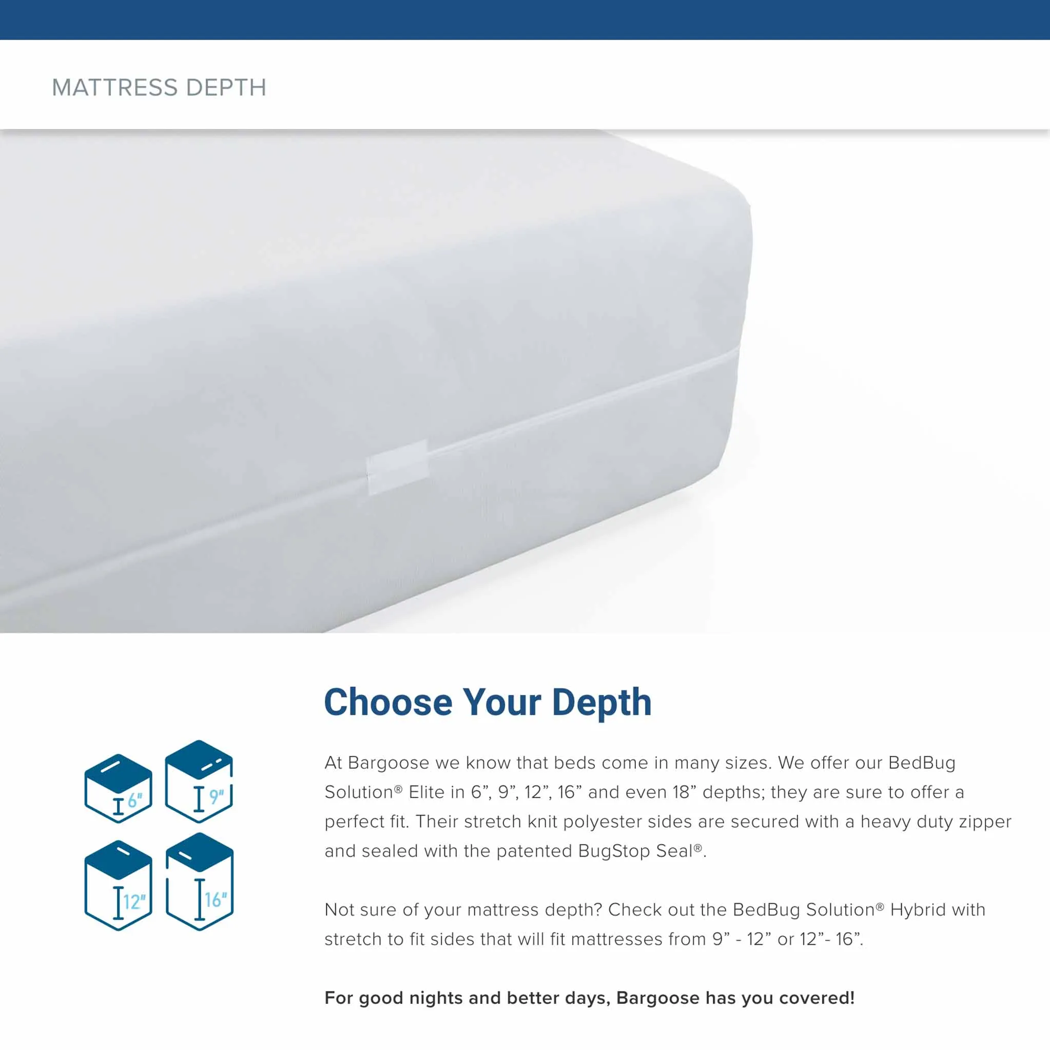 Bedbug Solution® Elite Mattress Protectors