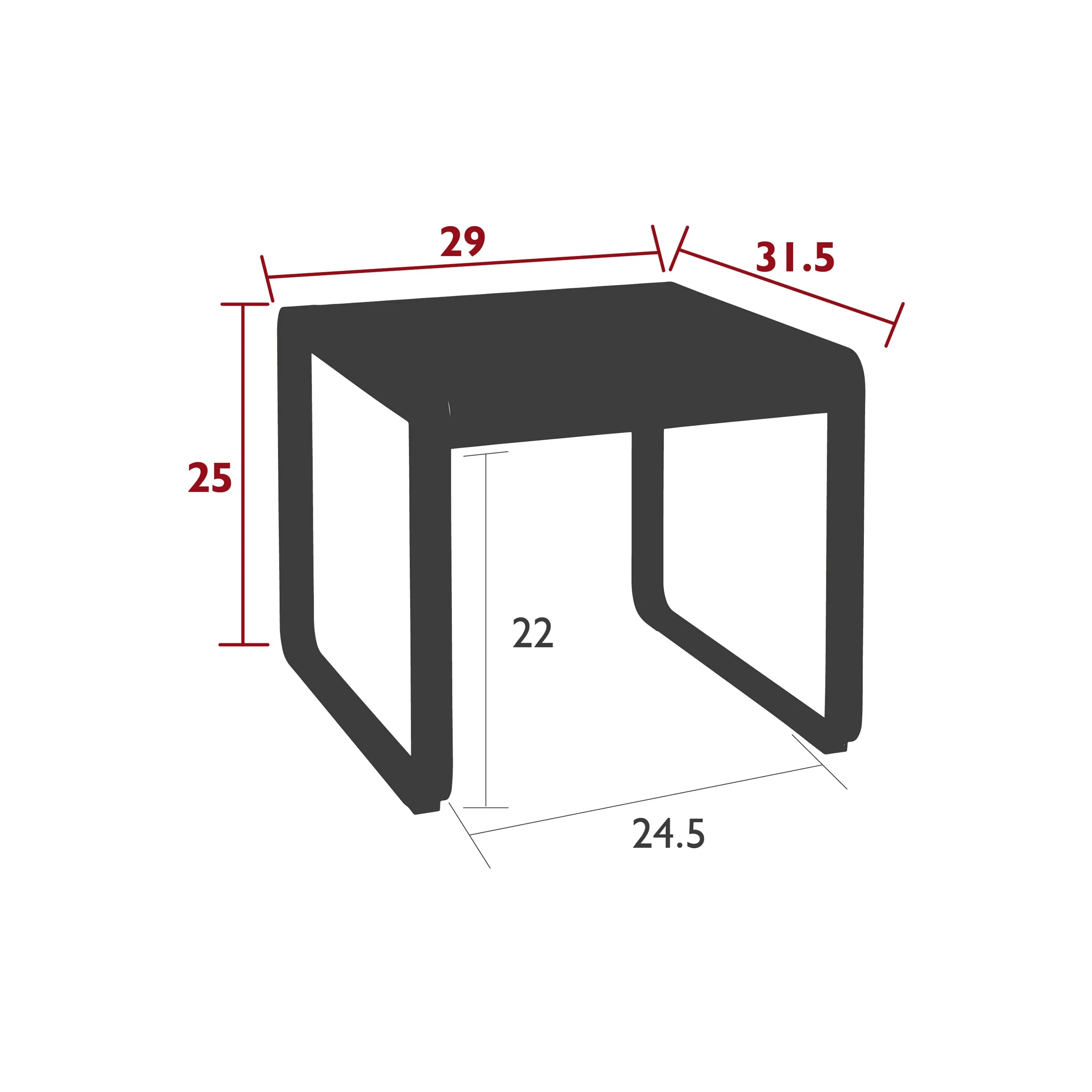 Bellevie Lounge Mid Height Table