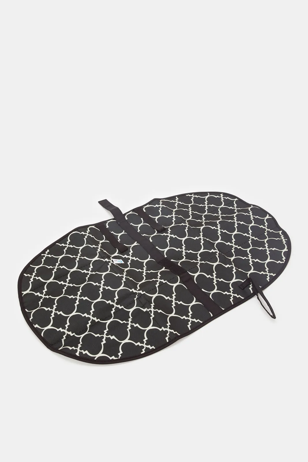 Black And White Geometric Print Changing Clutch