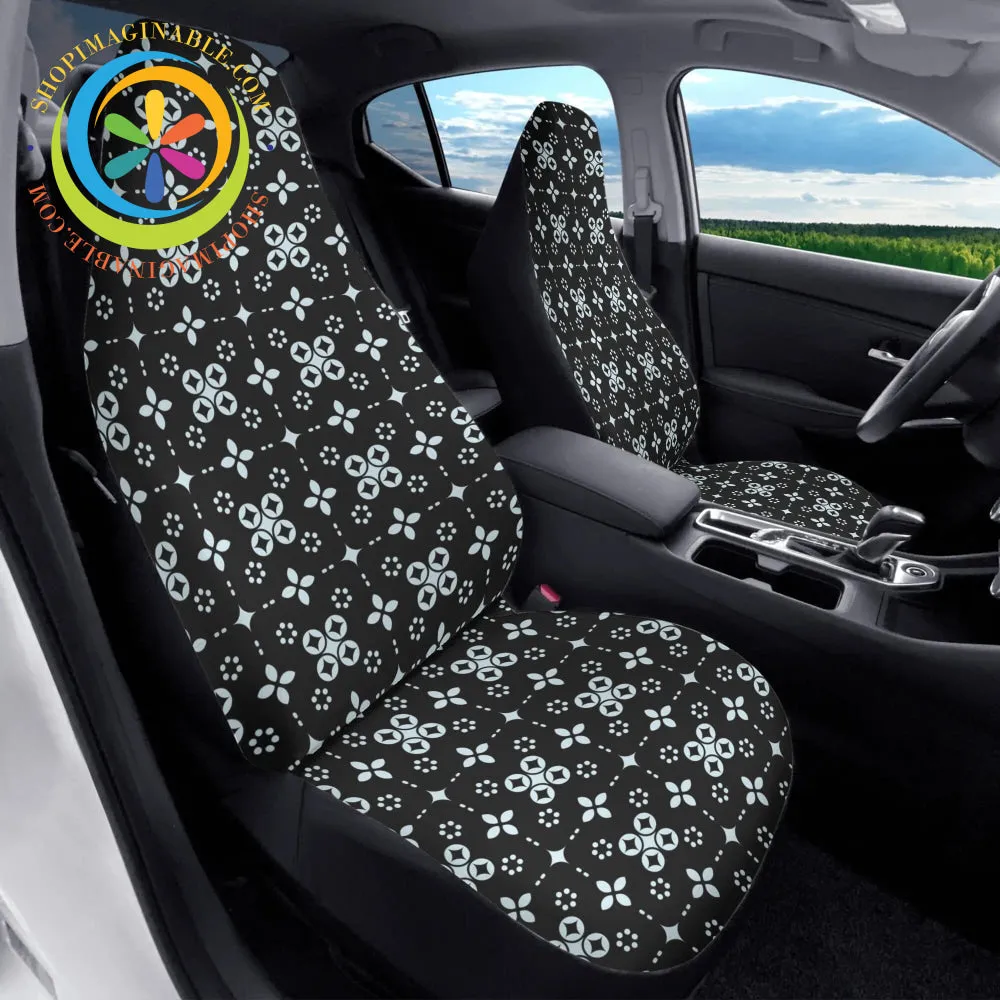 Black Batik Car Seat Covers