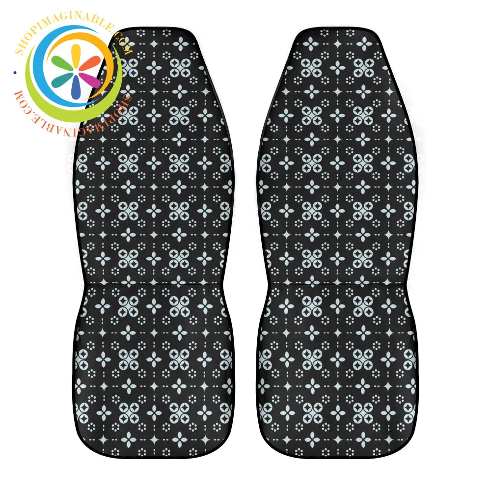 Black Batik Car Seat Covers
