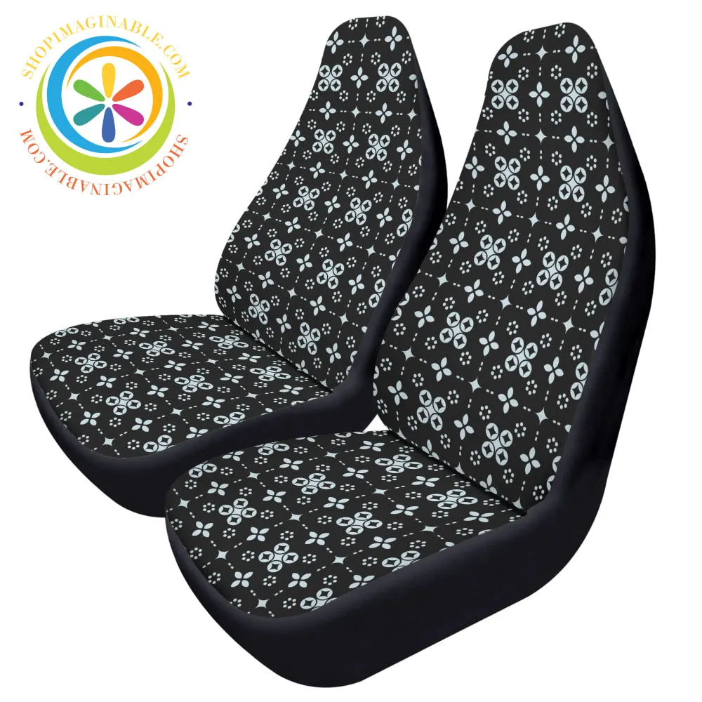 Black Batik Car Seat Covers
