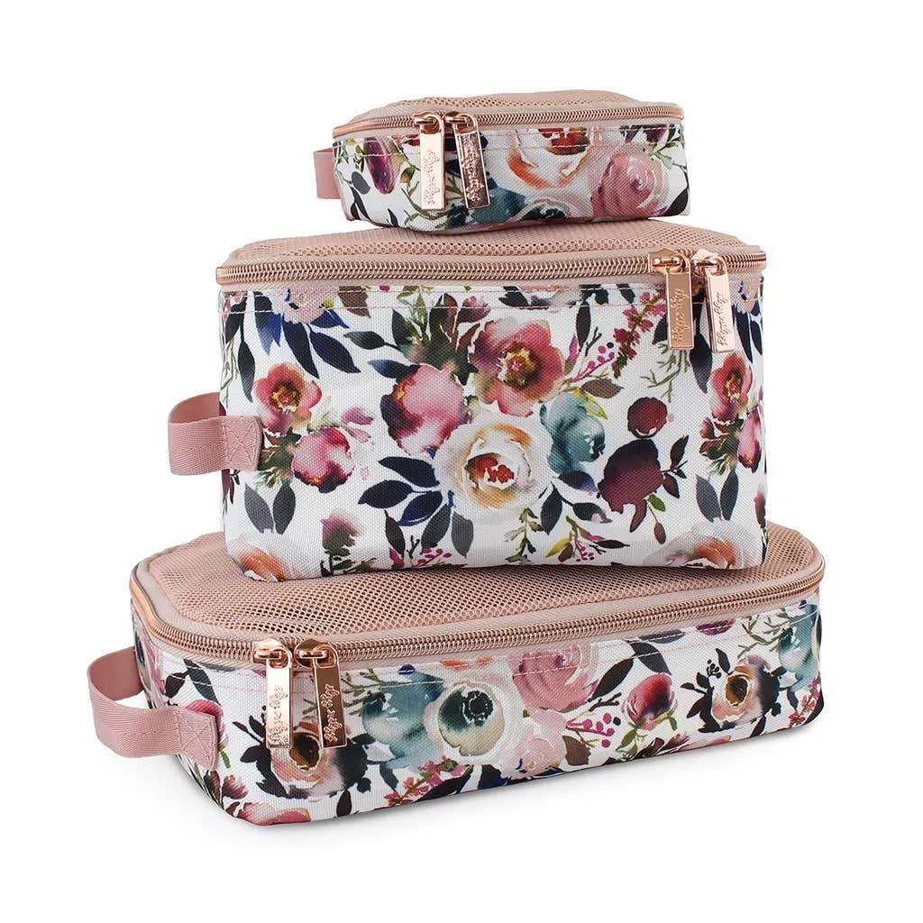 Blush Floral Pack Like a Boss™ Diaper Bag Packing Cubes S1165