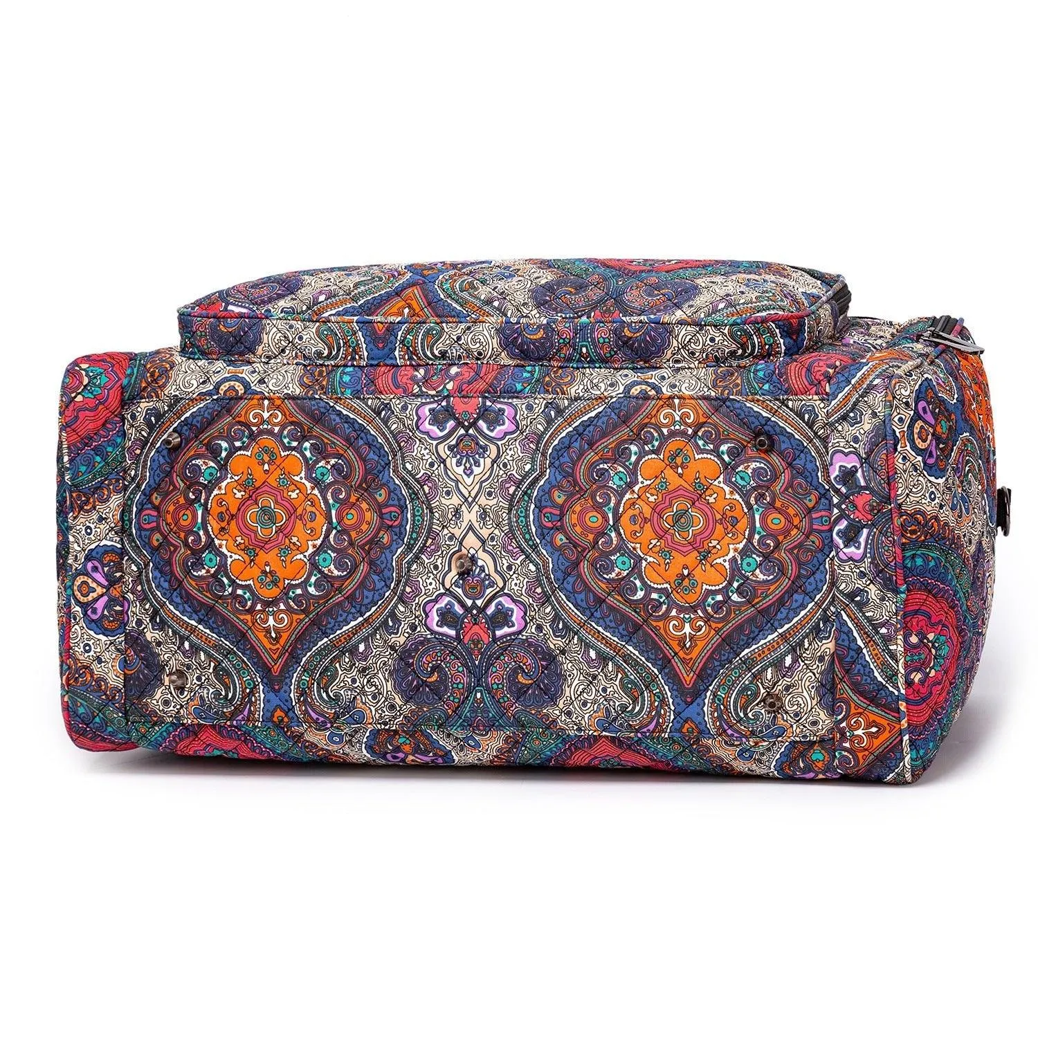 Boho Weekender Bag Canvas Travel Duffel