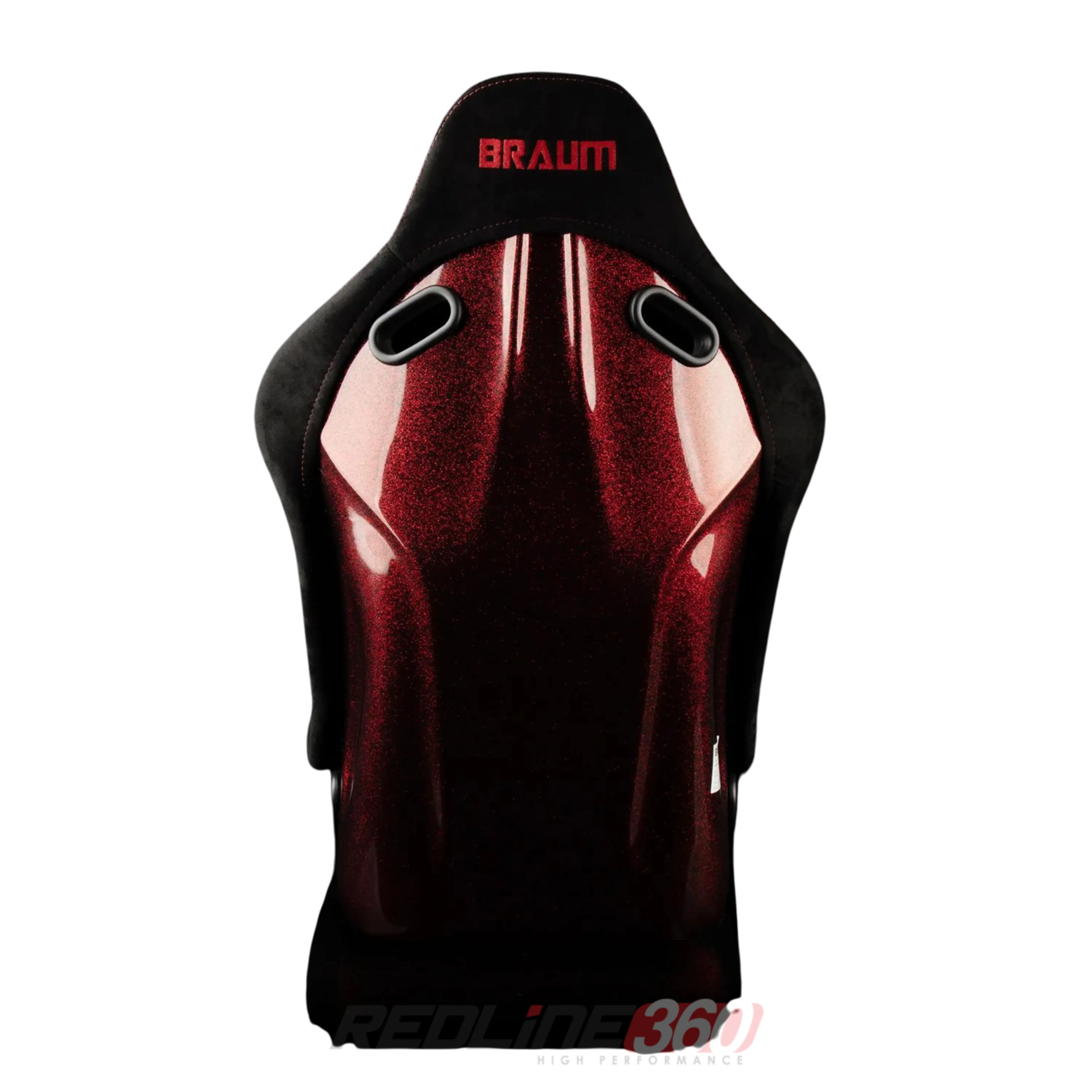 BRAUM Flacon-S Fixed Back Bucket Seat [Composite FRP] Black / White / Red