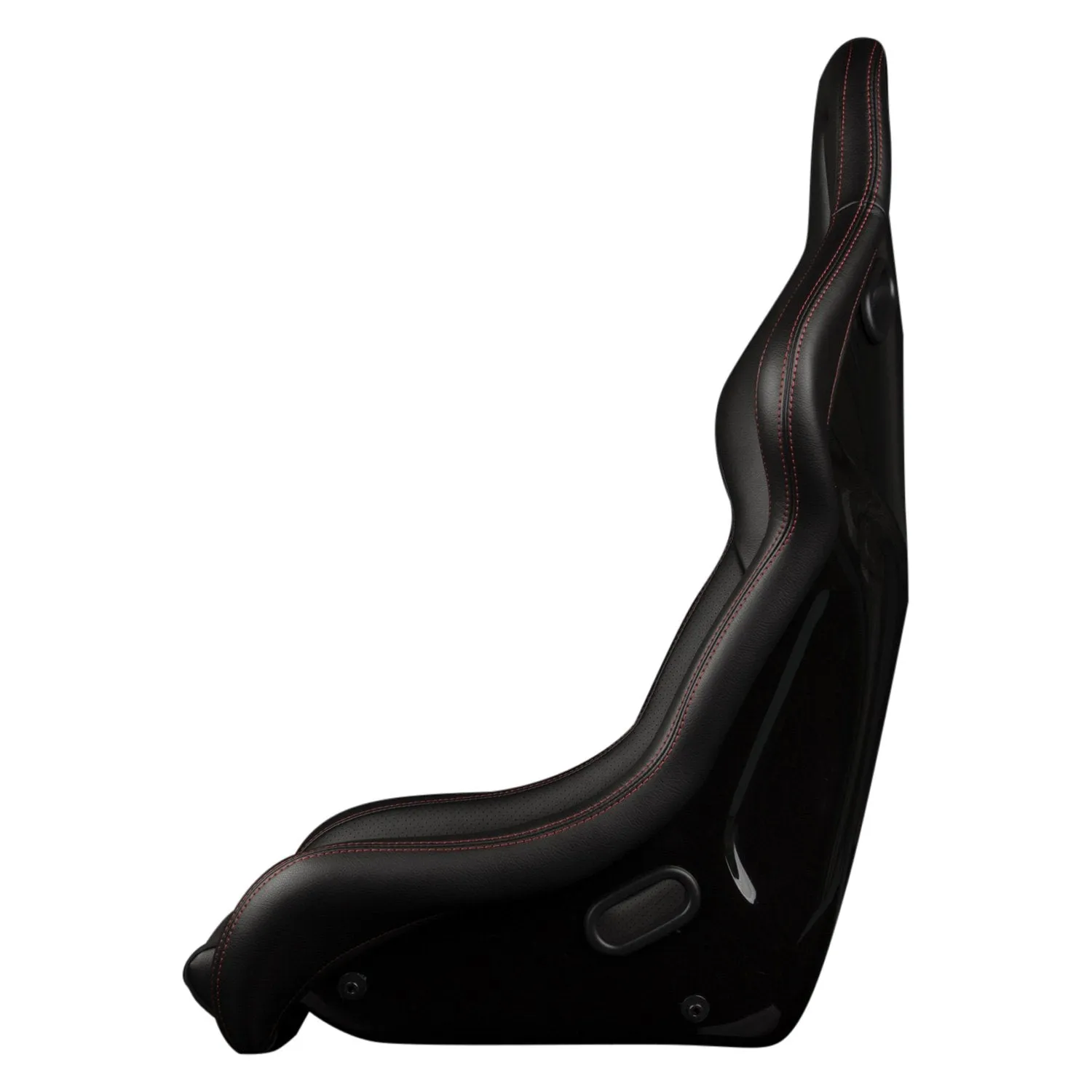 BRAUM Flacon-S Fixed Back Bucket Seat [Composite FRP] Black / White / Red