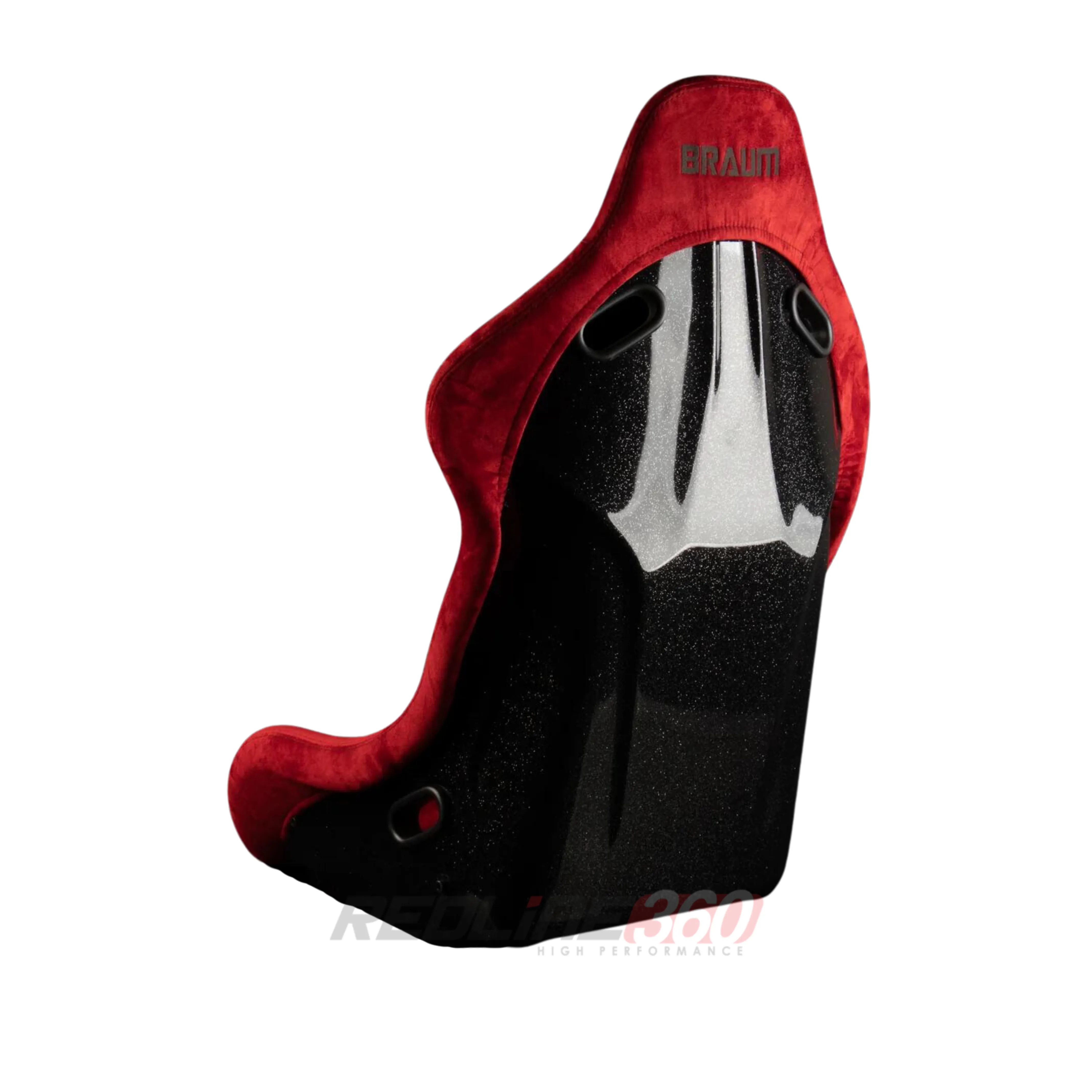 BRAUM Flacon-S Fixed Back Bucket Seat [Composite FRP] Black / White / Red