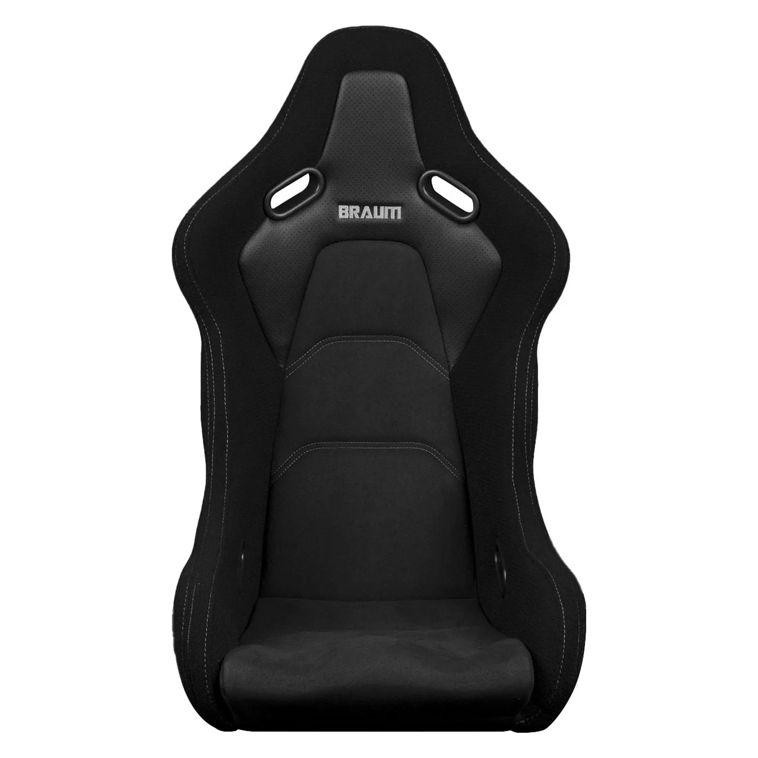 BRAUM Flacon-S Fixed Back Bucket Seat [Composite FRP] Black / White / Red