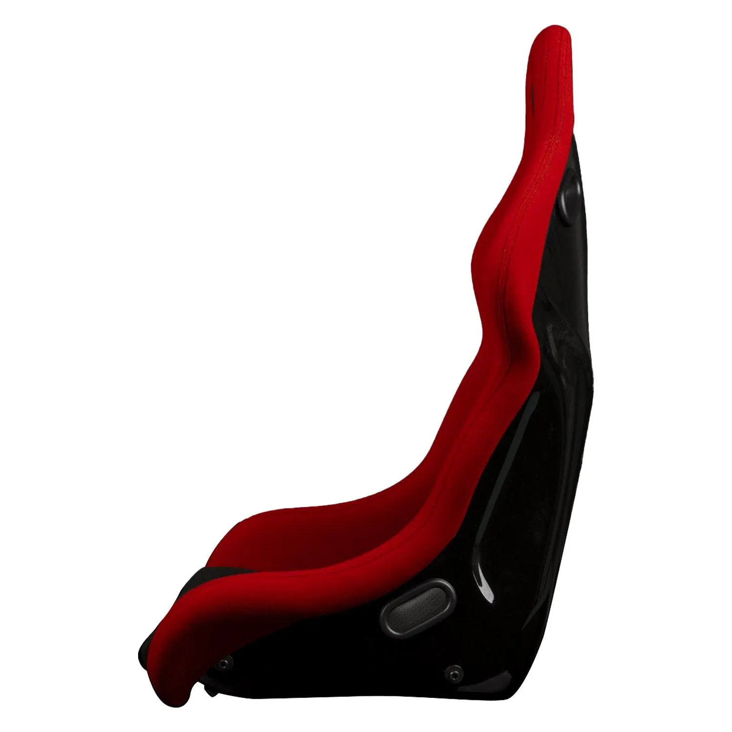 BRAUM Flacon-S Fixed Back Bucket Seat [Composite FRP] Black / White / Red