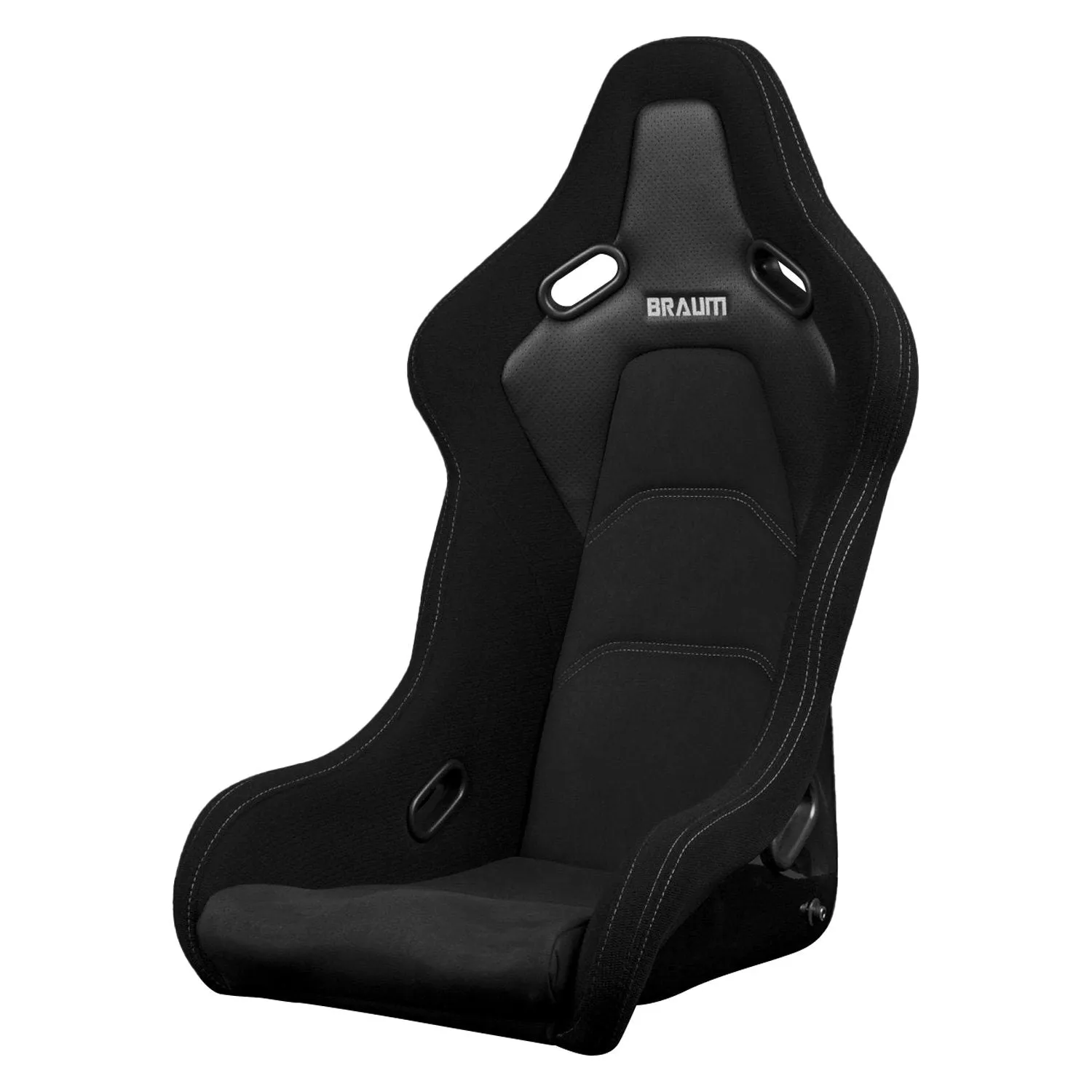 BRAUM Flacon-S Fixed Back Bucket Seat [Composite FRP] Black / White / Red