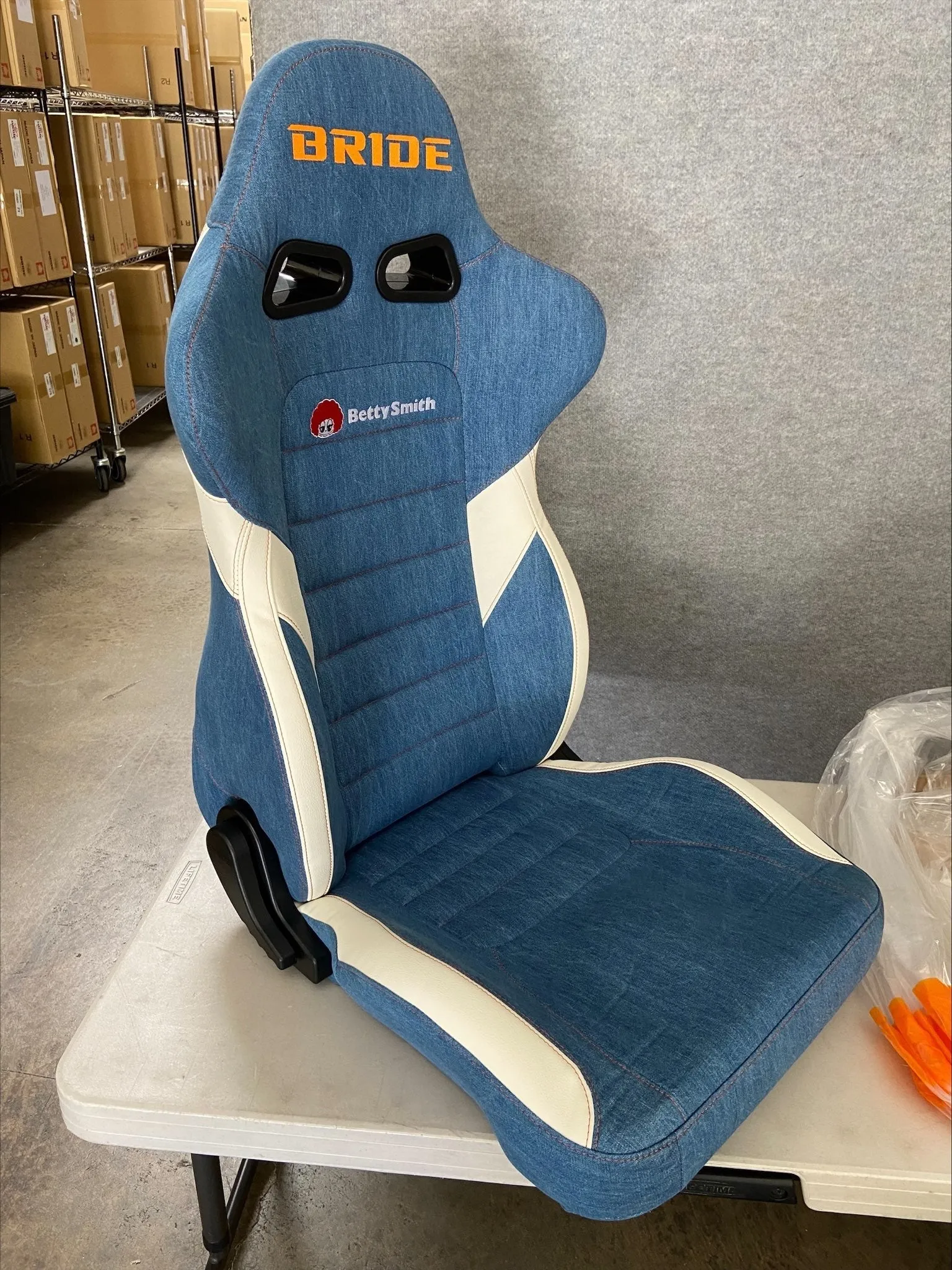 Bride Euroster II BettySmith Bleach Denim Blue Edition Seat
