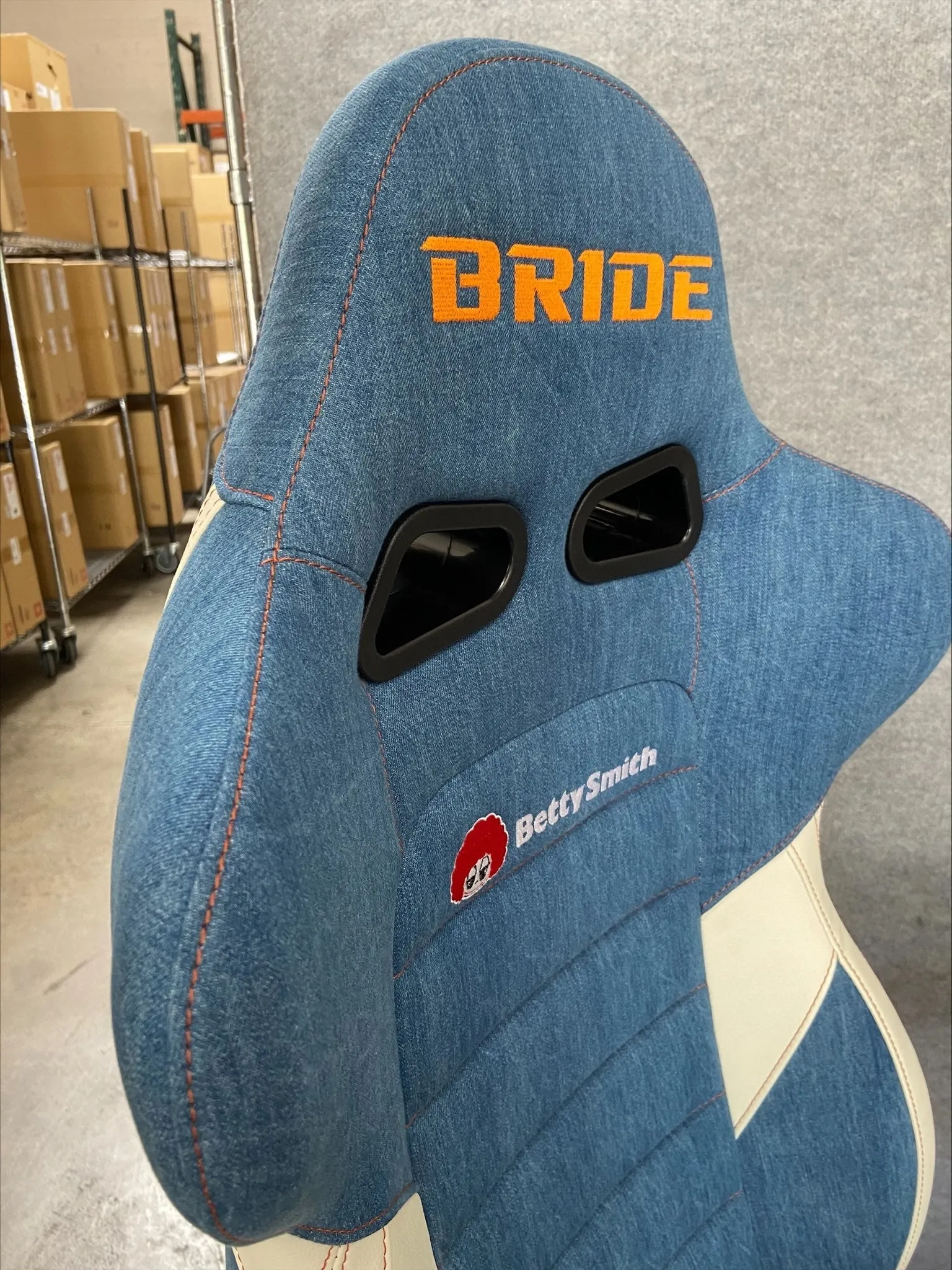 Bride Euroster II BettySmith Bleach Denim Blue Edition Seat