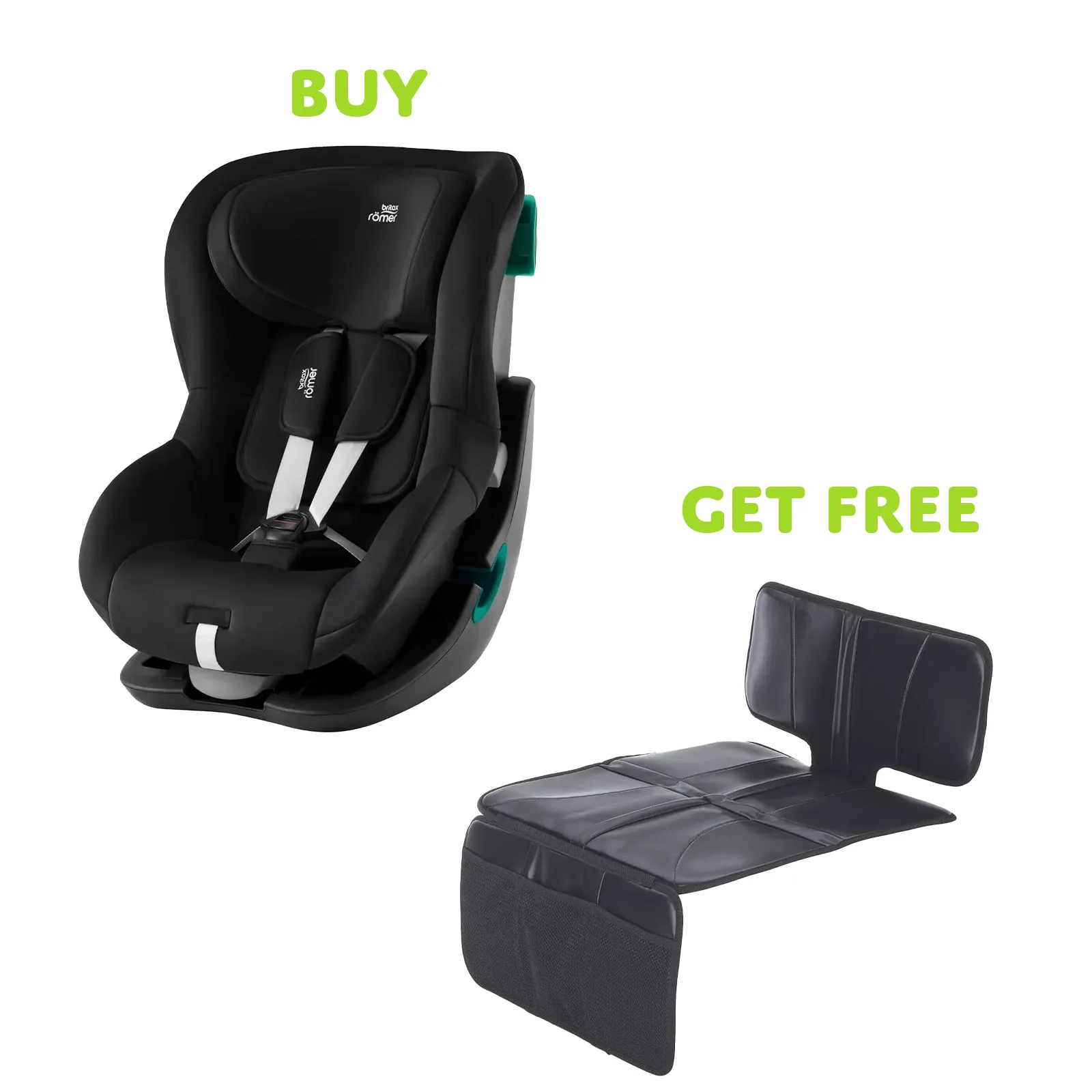 Britax Römer King Pro BR i-SIZE Group 1 Car Seat - Space Black
