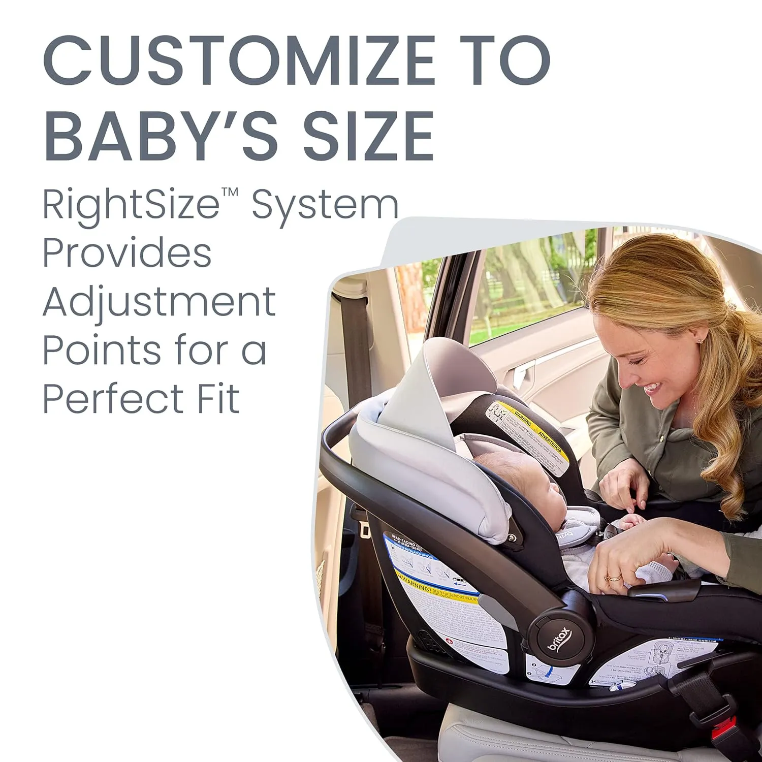 Britax Willow S Infant Car Seat with Alpine Anti-Rebound Base - Glacier Onyx (Open Box - NEW)
