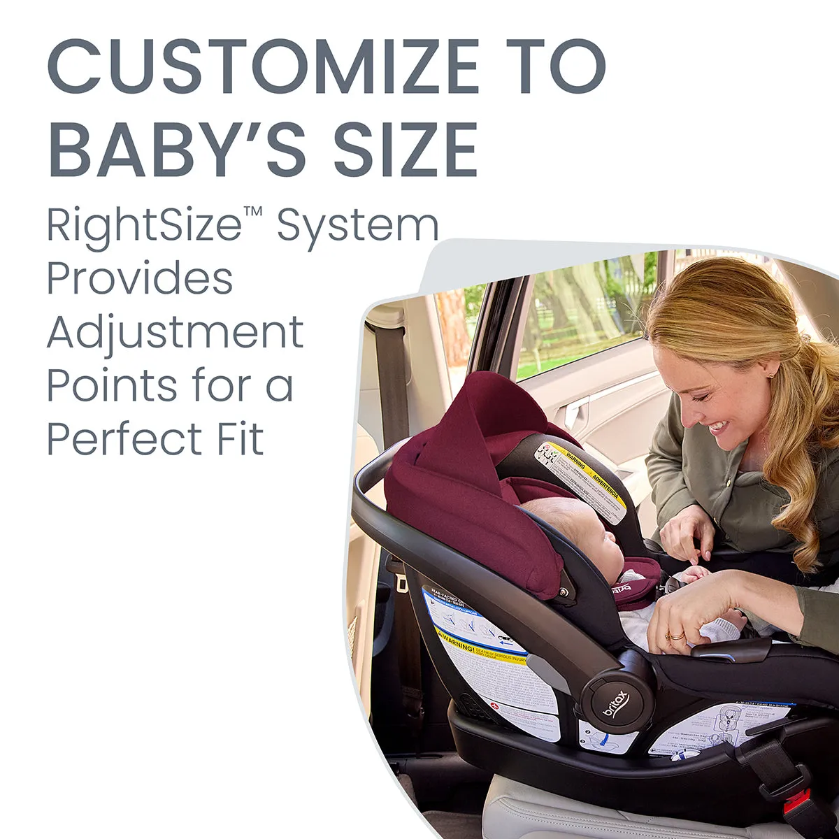 Britax Willow S Infant Car Seat with Alpine Anti-Rebound Base - Ruby Onyx