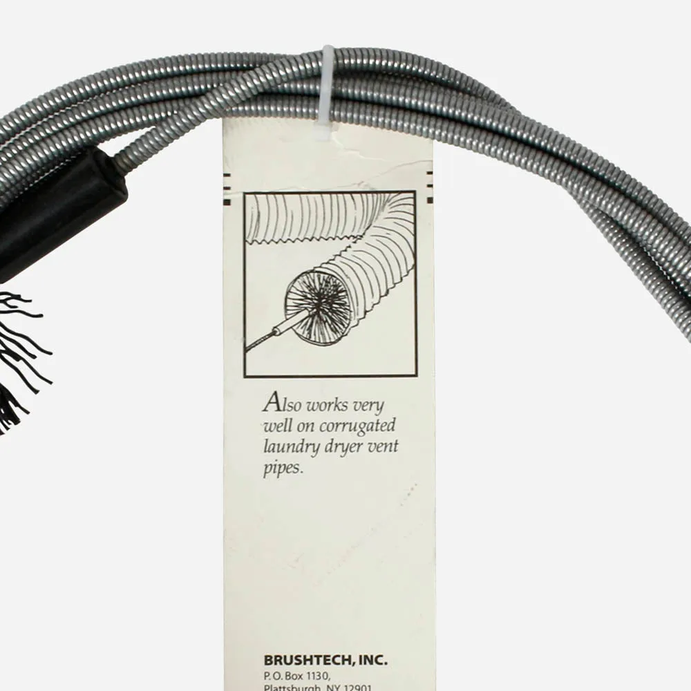 BrushTech Pellet Stove Cleaning Kit Flexible & Steel Brush for 3" Vent Pipes