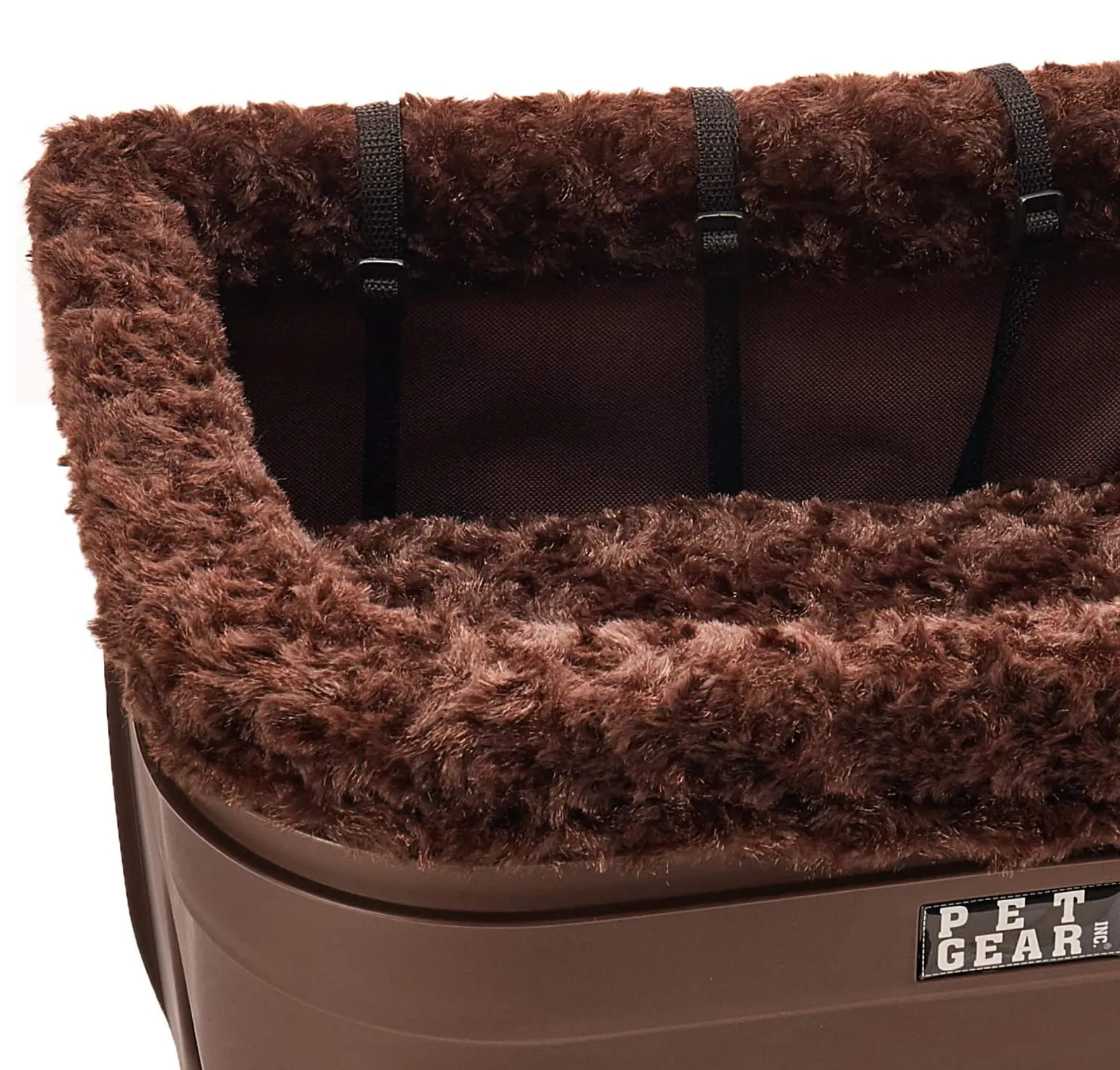 Bucket Seat Booster ~ Chocolate/Chocolate Swirl 16"