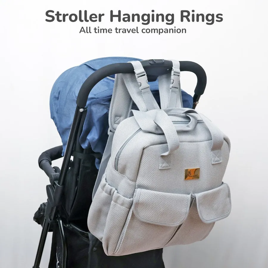 Caramello Breezy Premium Material Diaper Bag For New Moms