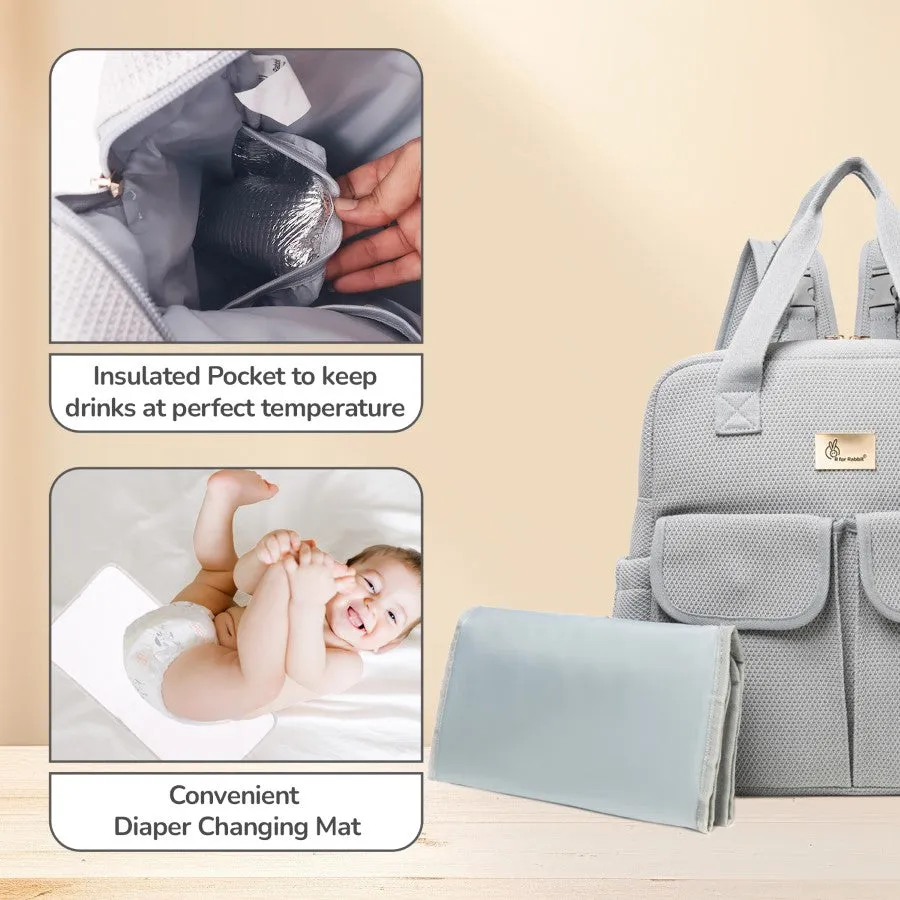 Caramello Breezy Premium Material Diaper Bag For New Moms