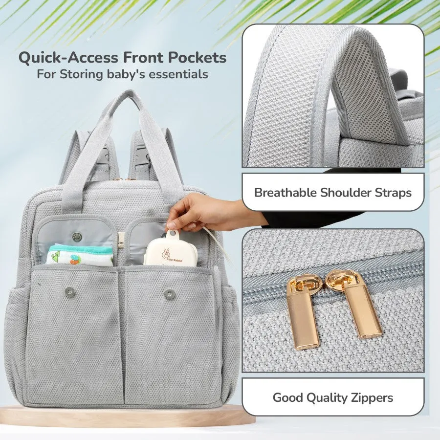 Caramello Breezy Premium Material Diaper Bag For New Moms