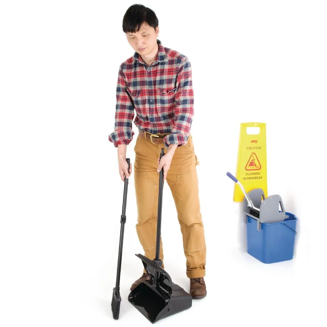CD059 Jantex Lobby Dustpan and Broom