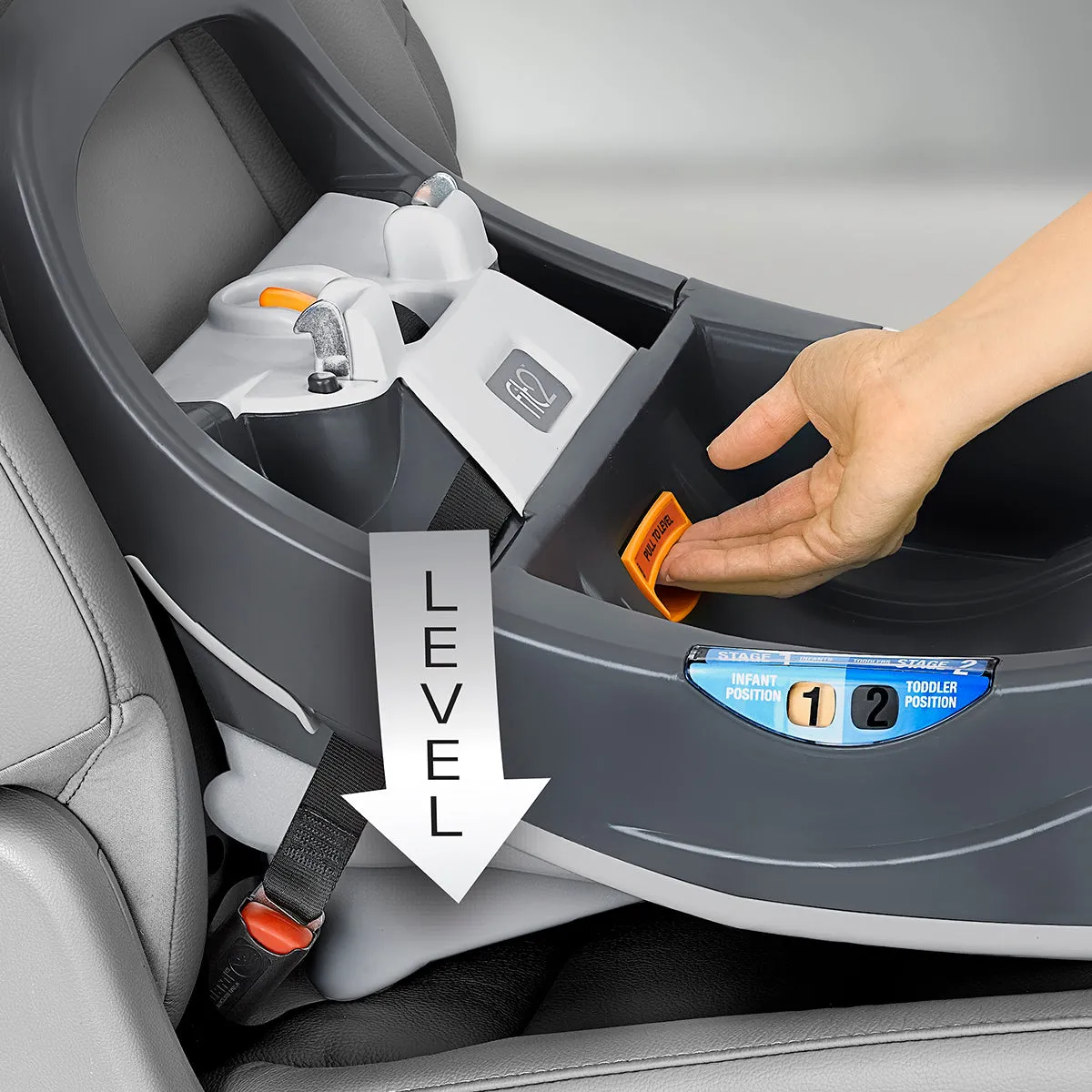 Chicco Fit2 Rear-Facing Infant & Toddler Car Seat Base with Anti-Rebound Bar