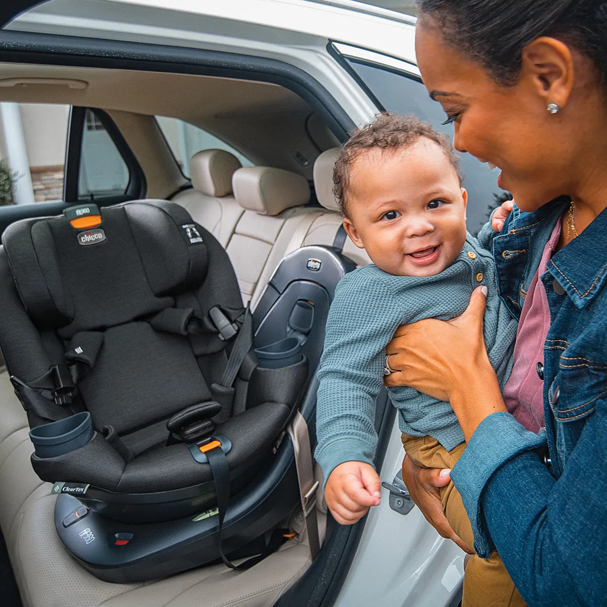 Chicco Fit360 ClearTex Rotating Convertible Car Seat - Drift