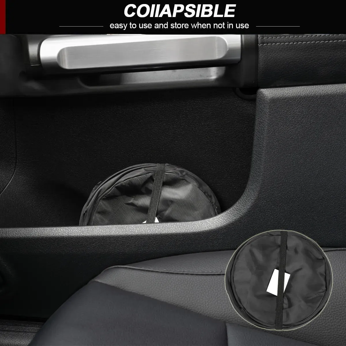 Collapsible Car Trash Can Mini Vehicle Garbage Can