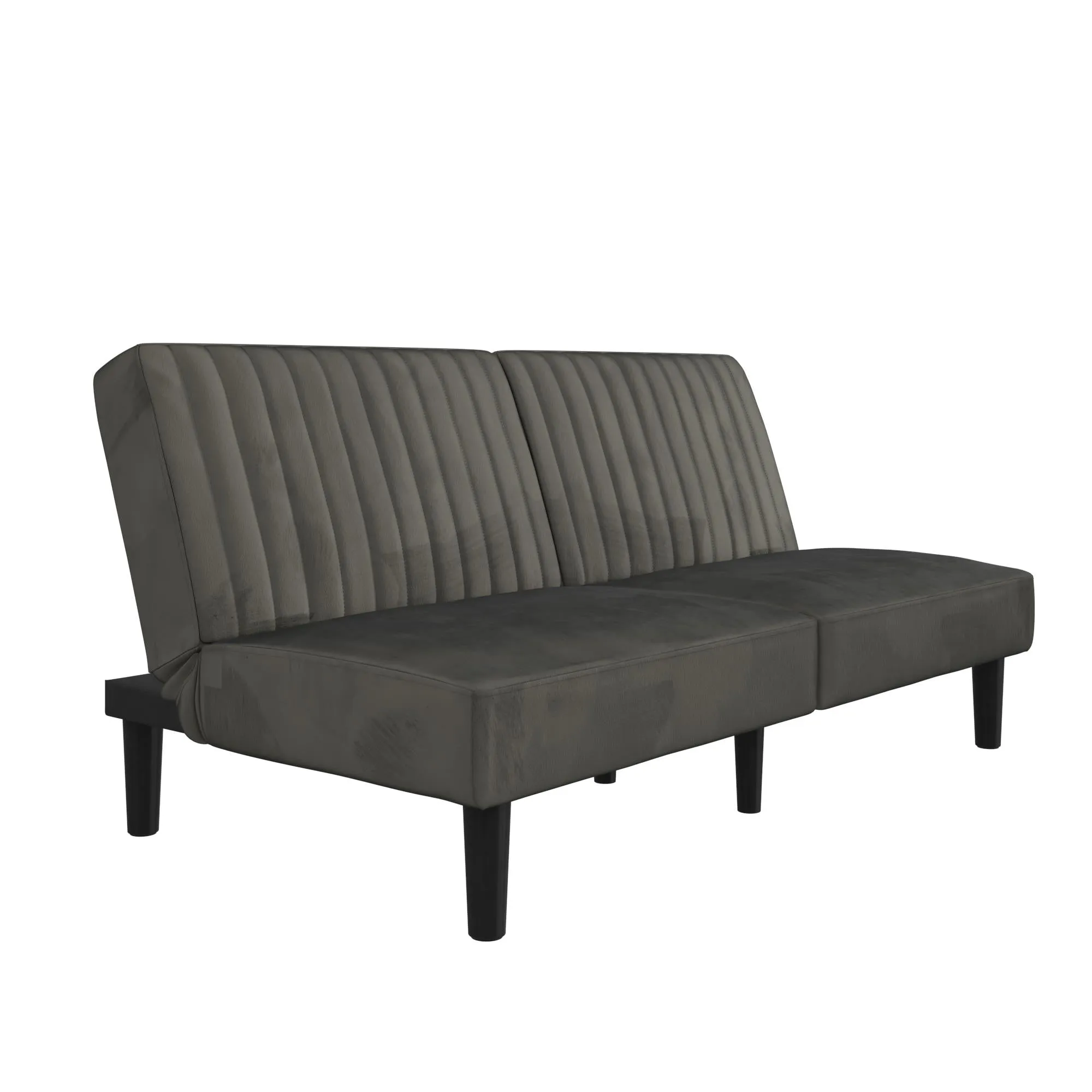 DHP Katie Futon, Gray Velvet