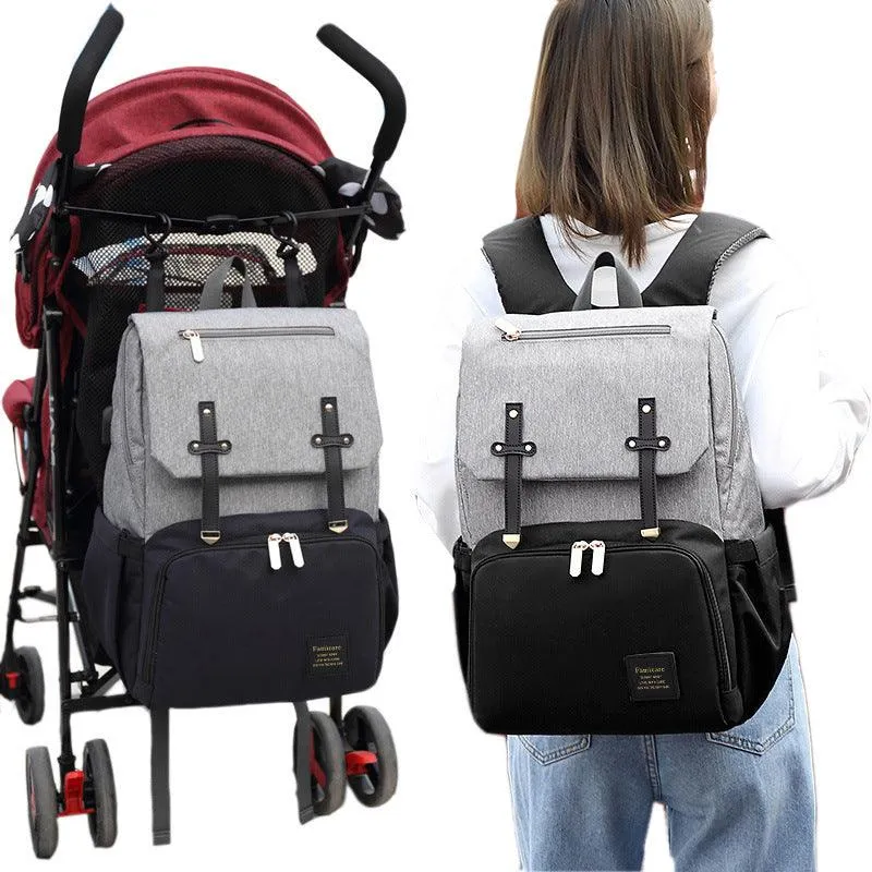 Diaper Bag Mummy Daddy Backpack Baby Stroller Bag