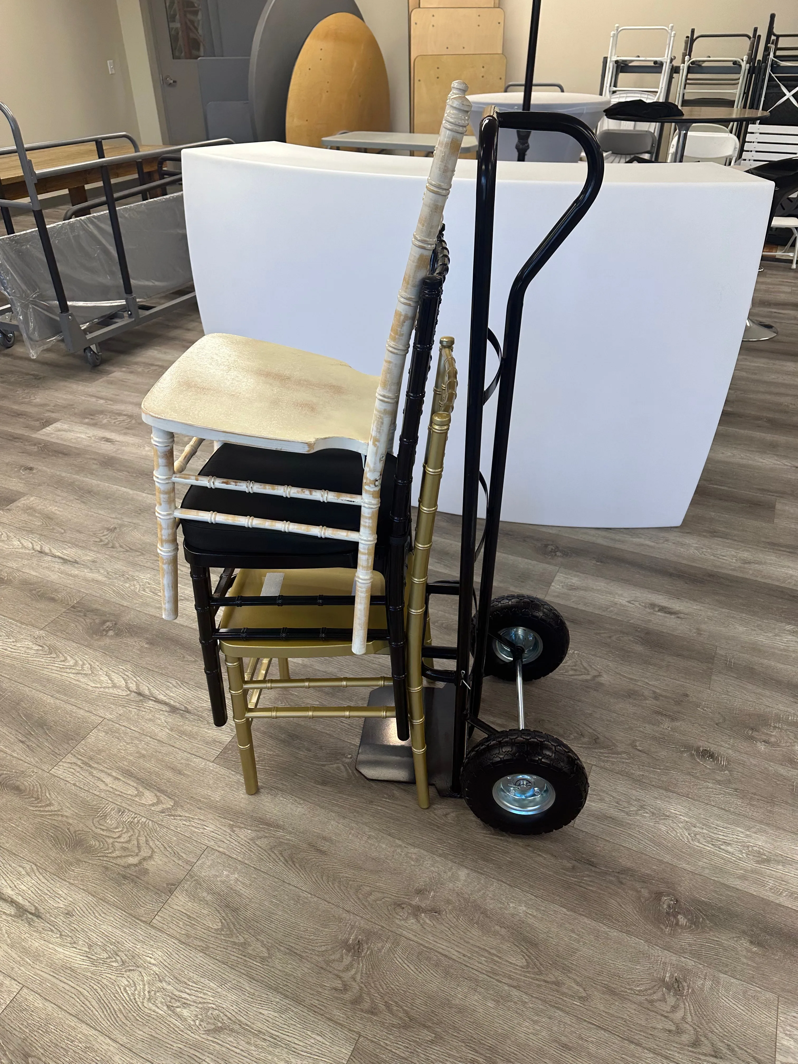 Dolly, Roll Under For Chiavari Chair Black