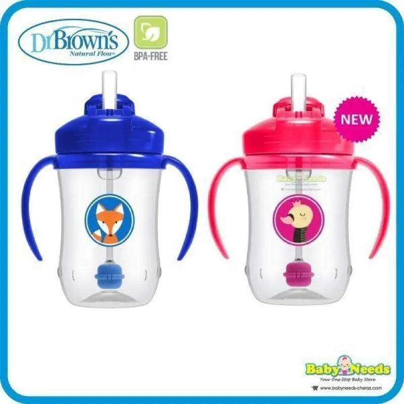 Dr. Brown's Straw Cup First Deco - 270ml - 6m
