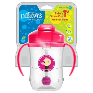 Dr. Brown's Straw Cup First Deco - 270ml - 6m