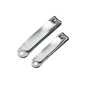 DragonFruitee Premium Nail Clippers for Fingernail and Toenail, Carbon Stainless Steel Nail Cutter with Durable and Long-Lasting Razor Sharp Blade - Silver Matte Finish